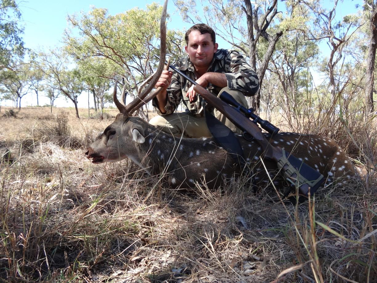Rhett hunting buck deer